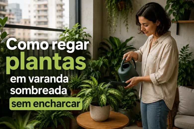 Como regar plantas em varanda sombreada sem encharcar