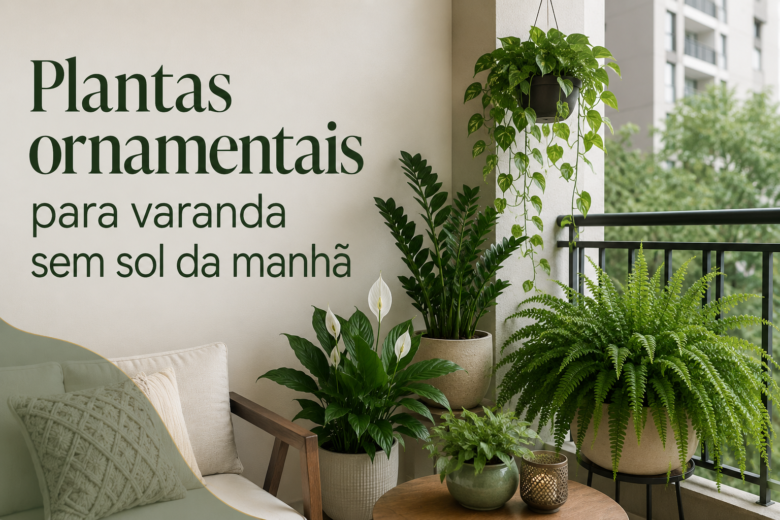 Descubra quais plantas ornamentais usar em varanda sem sol da manhã e aprenda cuidados fáceis para manter um espaço verde, bonito e acolhedor e saudável já.