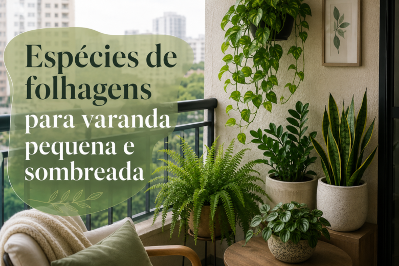 Espécies de folhagens para varanda pequena e sombreada