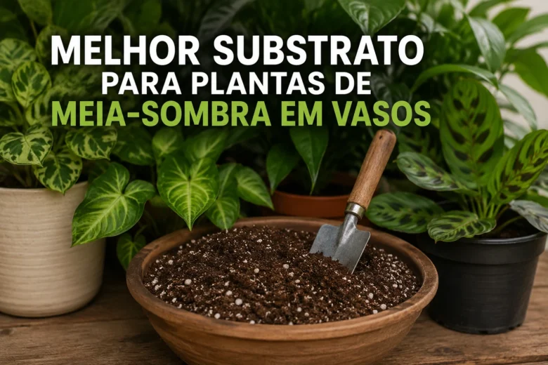Melhor substrato para plantas de meia-sombra em vasos