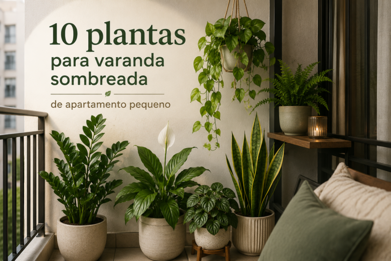 10 plantas para varanda sombreada de apartamento pequeno